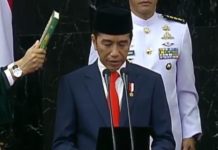 PIDATO PRESIDEN RI PADA SIDANG PARIPURNA MPR RI DALAM RANGKA PELANTIKAN PRESIDEN DAN WAKIL PRESIDEN TERPILIH PERIODE 2019-2024 pidato jokowi