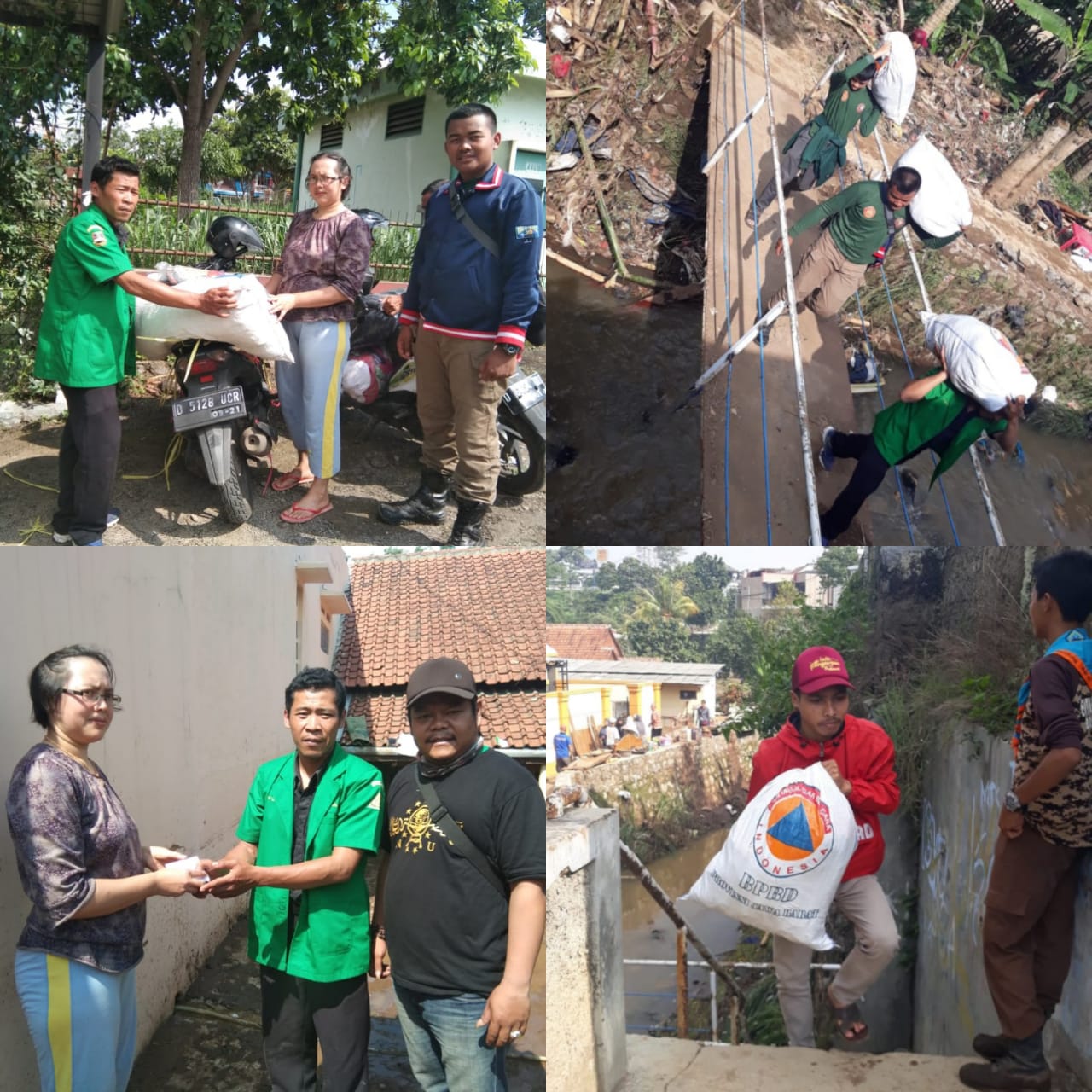 Ansor dan Banser Bandung Barat Bantu Korban Banjir di Ngamprah