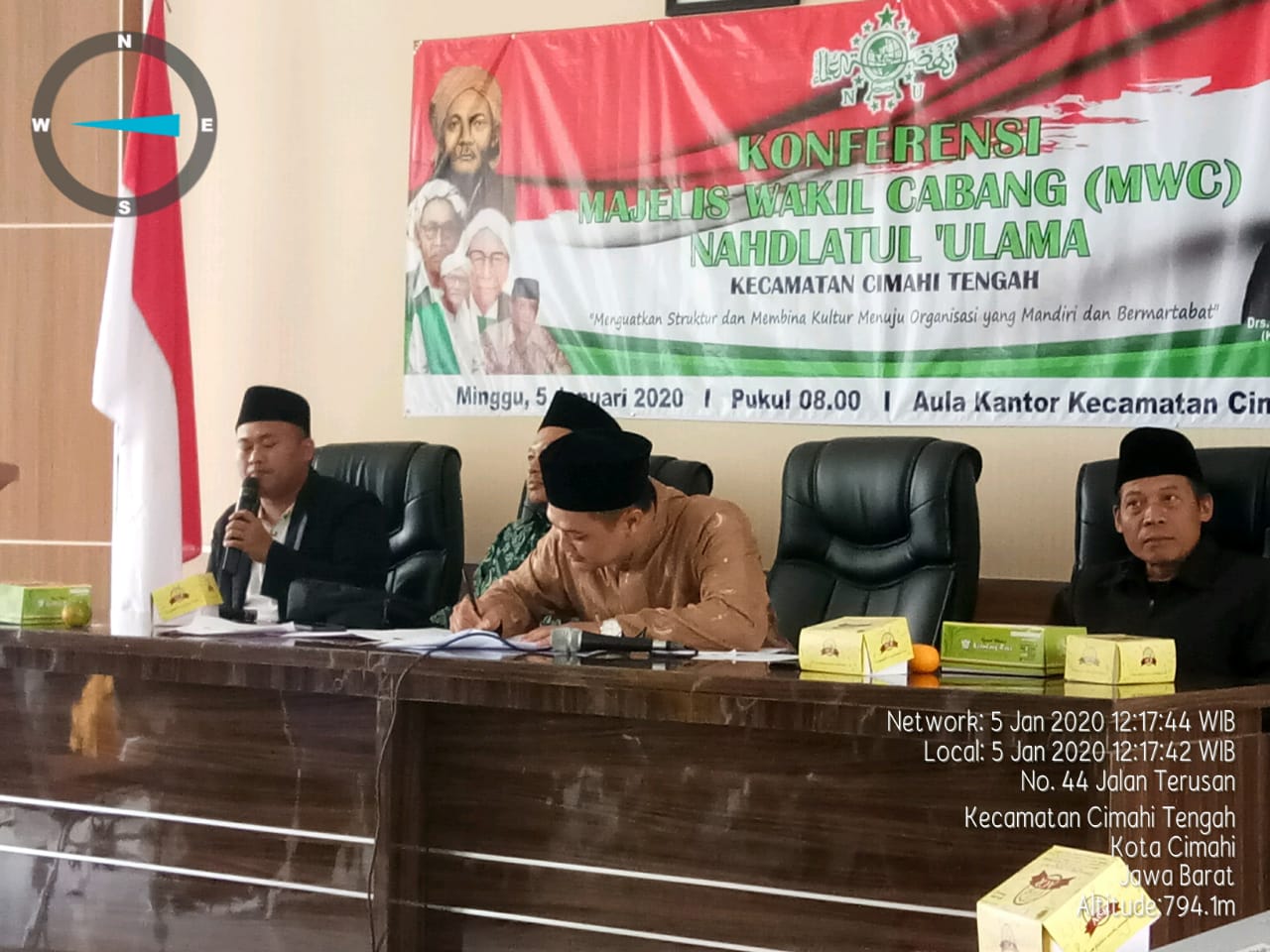 Kiayi Asep Saepul Hidayat dan Ustz M. Ulum Munawar Pimpin NU Cimahi Tengah 5 Tahun kedepan