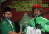 Di Order GP Ansor Kota Cimahi, Driver Ojol Dapat Sembako Gratis