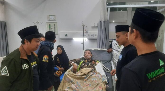 Demi Menyelamatkan Jam’iyah Pengajian, Banser Indramayu Terserempet Kereta Saat Bertugas